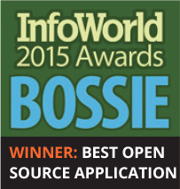 Info World 2015 Awards BOSSIE. Winner : Best open source application