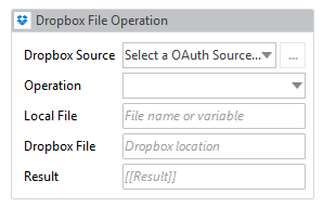 Dropbox tool connector in Warewolf Tools