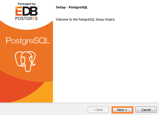 Screenshot of Setup - PostgreSQL used in the Warewolf Blog